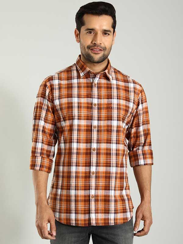 Men's Check Full Sleeves Cotton Shirt - Image 6