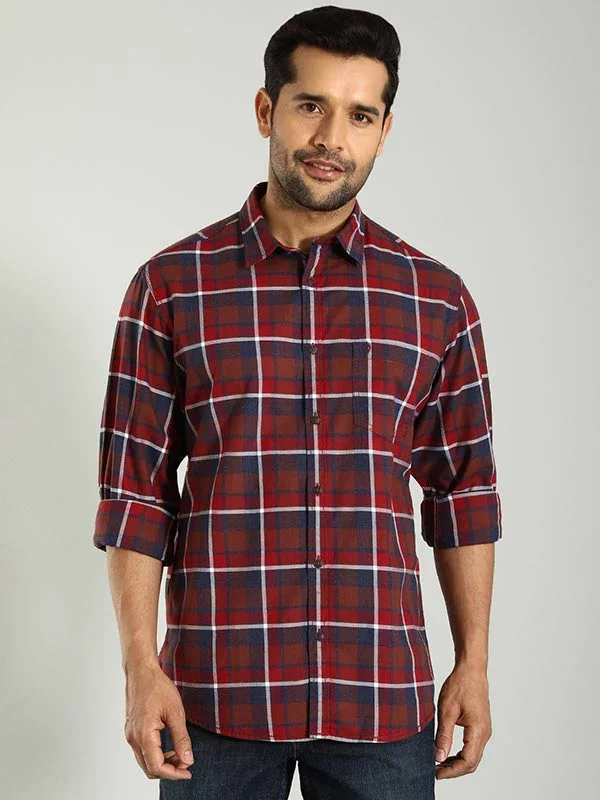 Men's Check Full Sleeves Cotton Shirt - Image 2