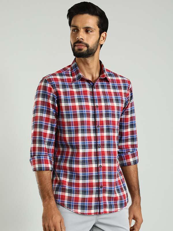 Men's Check Full Sleeves Cotton Shirt - Image 7