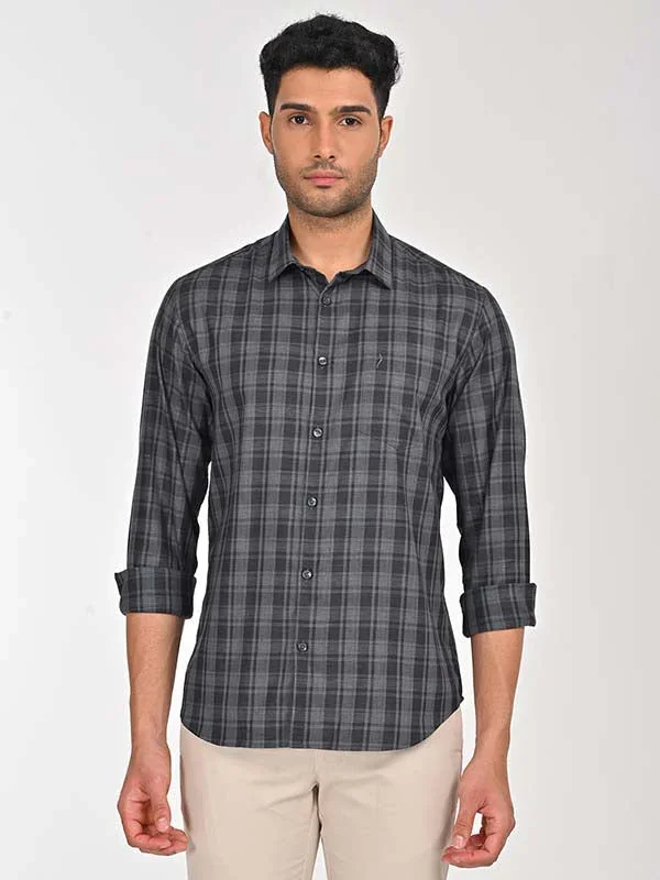 Men's Check Full Sleeves Cotton Shirt