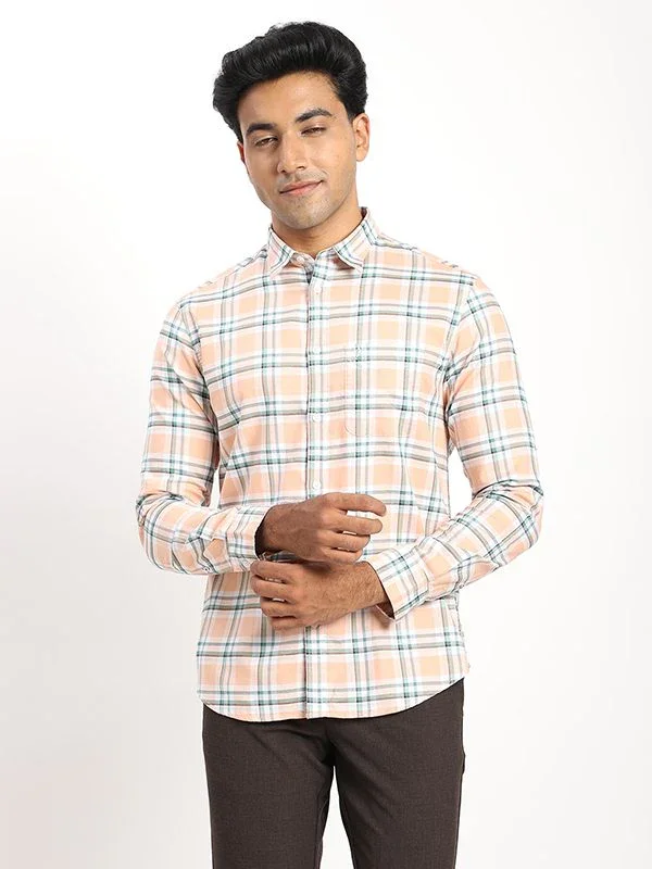 Men's Check Full Sleeves Cotton Shirt