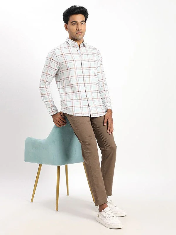 Men's Check Full Sleeves Cotton Shirt - Image 10