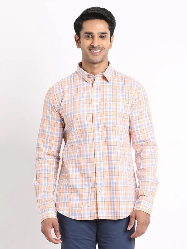 Men's Check Full Sleeves Cotton Shirt