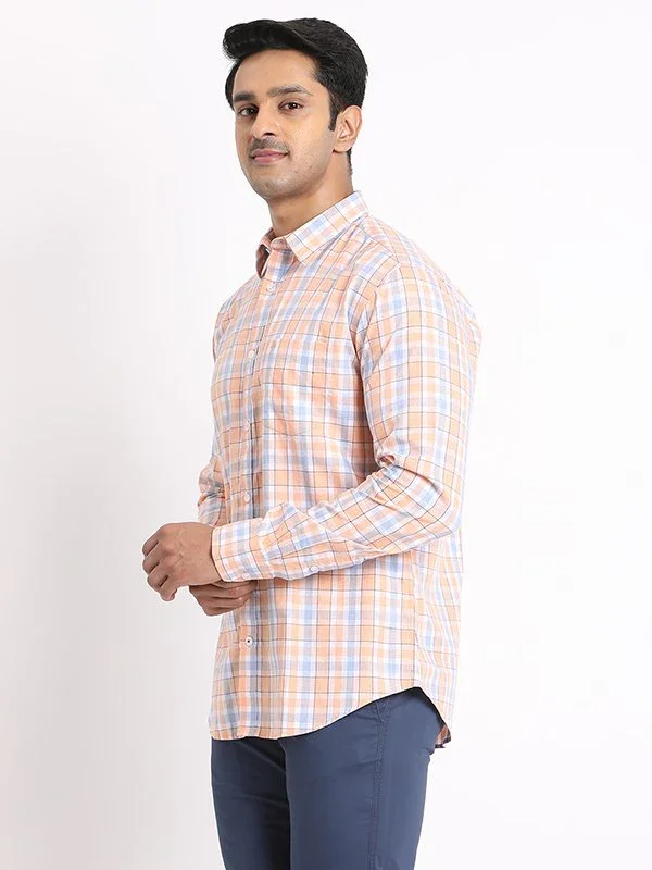 Men's Check Full Sleeves Cotton Shirt - Image 2