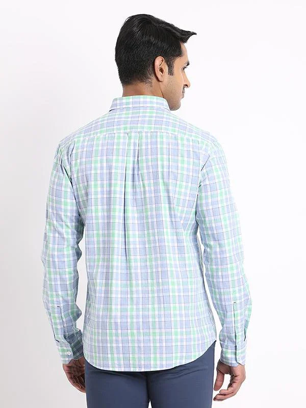 Men's Check Full Sleeves Cotton Shirt - Image 9