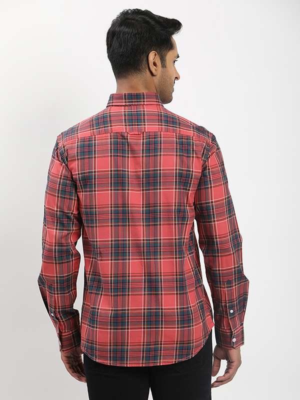 Men's Check Full Sleeves Cotton Shirt - Image 5