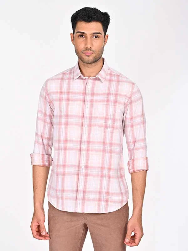 Men's Check Full Sleeves Cotton Shirt