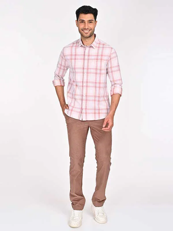 Men's Check Full Sleeves Cotton Shirt - Image 4