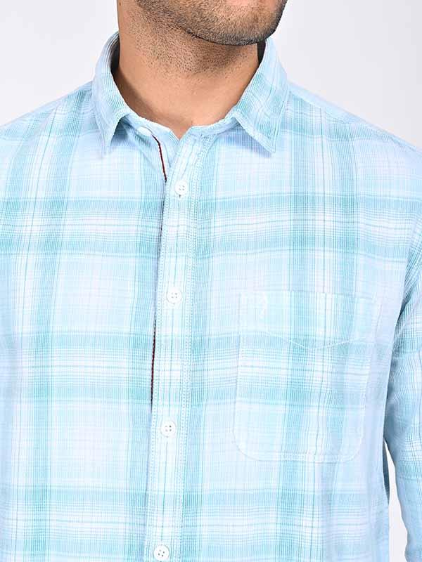 Men's Check Full Sleeves Cotton Shirt - Image 7