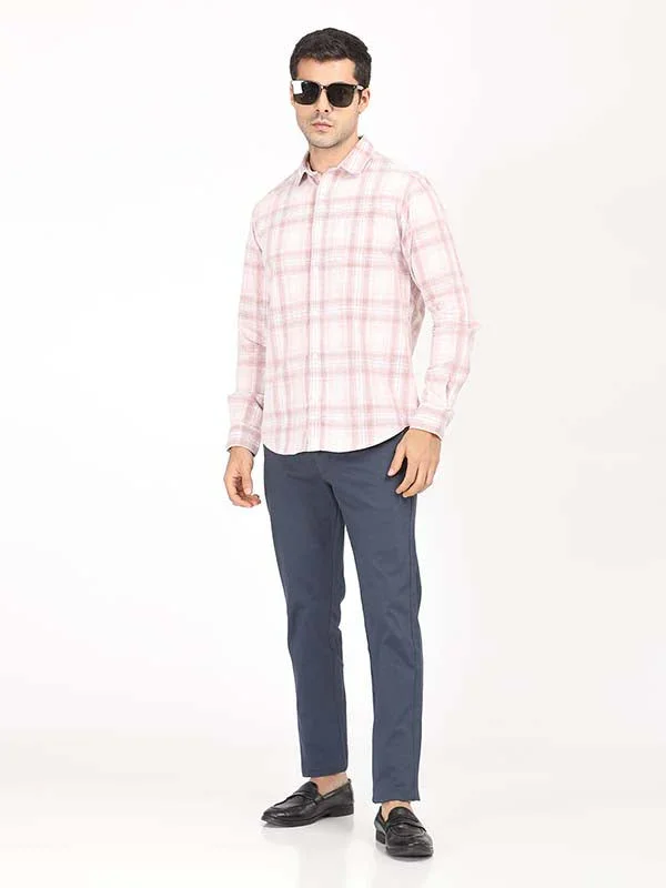 Men's Check Full Sleeves Cotton Shirt - Image 9