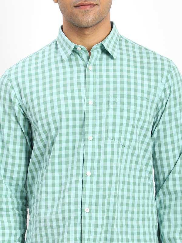 Men's Check Full Sleeves Cotton Shirt - Image 3