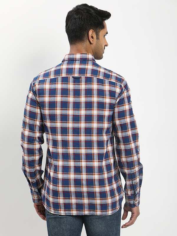 Men's Check Full Sleeves Cotton Shirt - Image 5