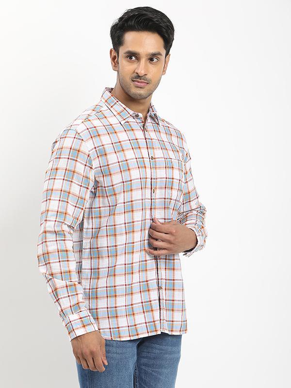 Men's Check Full Sleeves Cotton Shirt - Image 7