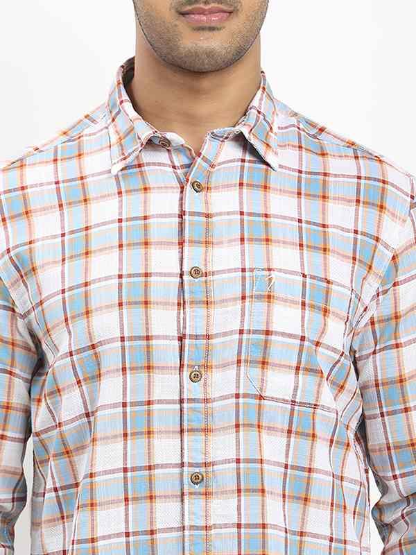 Men's Check Full Sleeves Cotton Shirt - Image 8