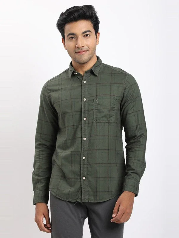 Men's Check Full Sleeves Cotton Shirt