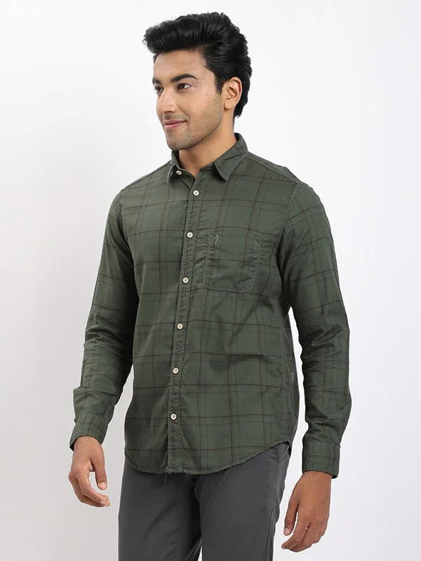 Men's Check Full Sleeves Cotton Shirt - Image 2