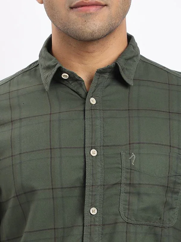 Men's Check Full Sleeves Cotton Shirt - Image 5