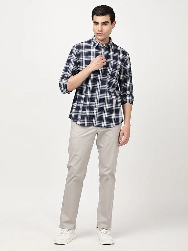 Men's Check Full Sleeves Cotton Shirt - Image 4