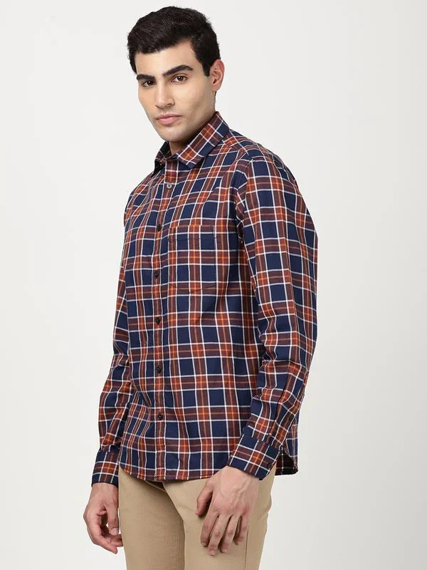 Men's Check Full Sleeves Cotton Shirt - Image 2
