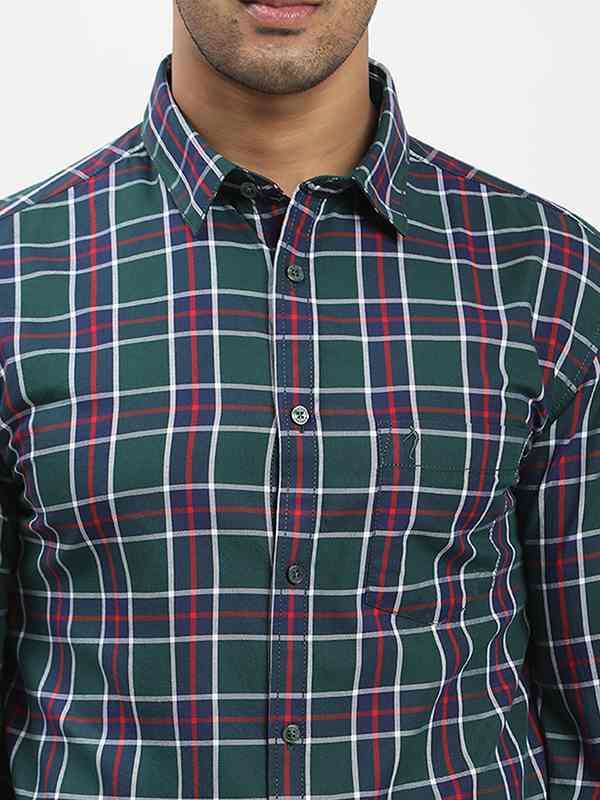 Men's Check Full Sleeves Cotton Shirt - Image 7