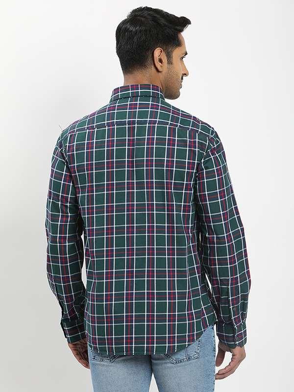 Men's Check Full Sleeves Cotton Shirt - Image 9