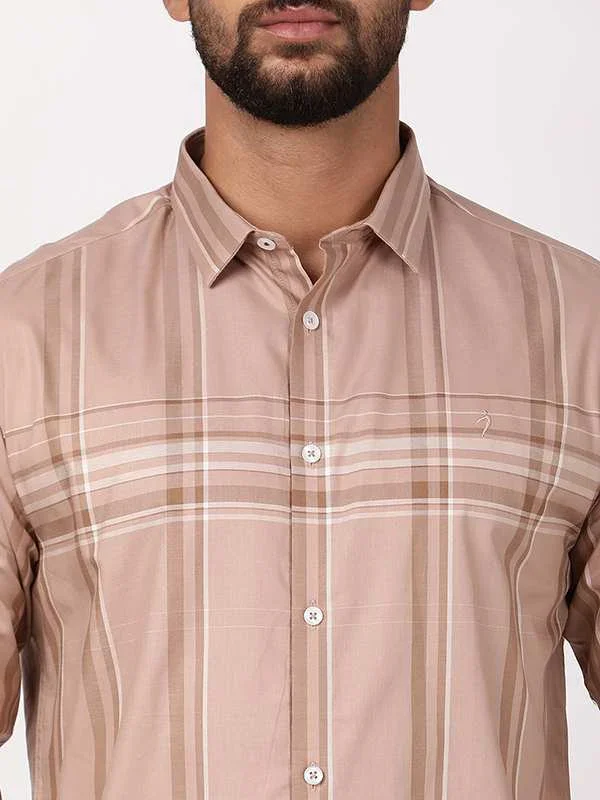 Men's Check Full Sleeves Cotton Shirt - Image 3