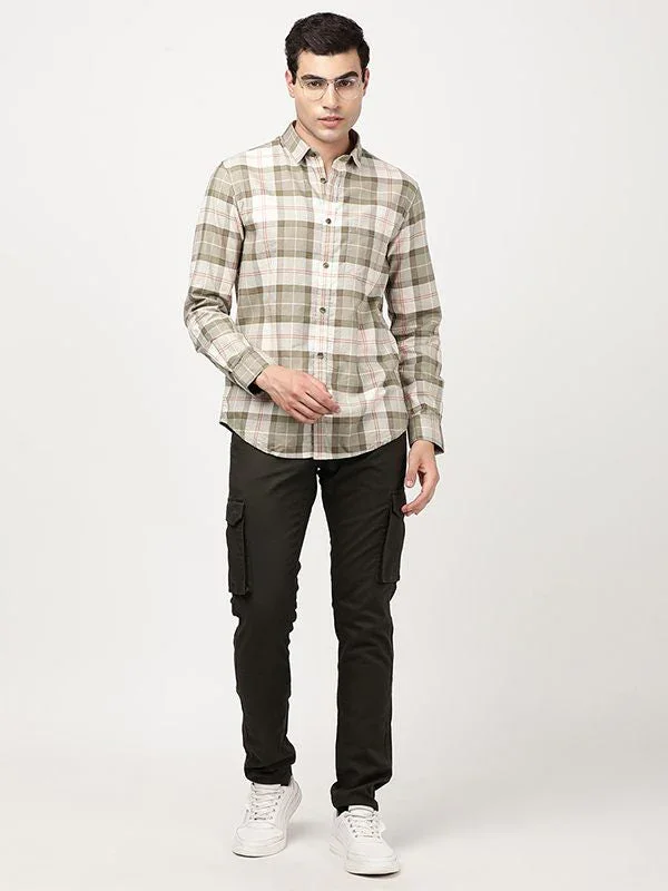 Men's Check Full Sleeves Cotton Shirt - Image 4