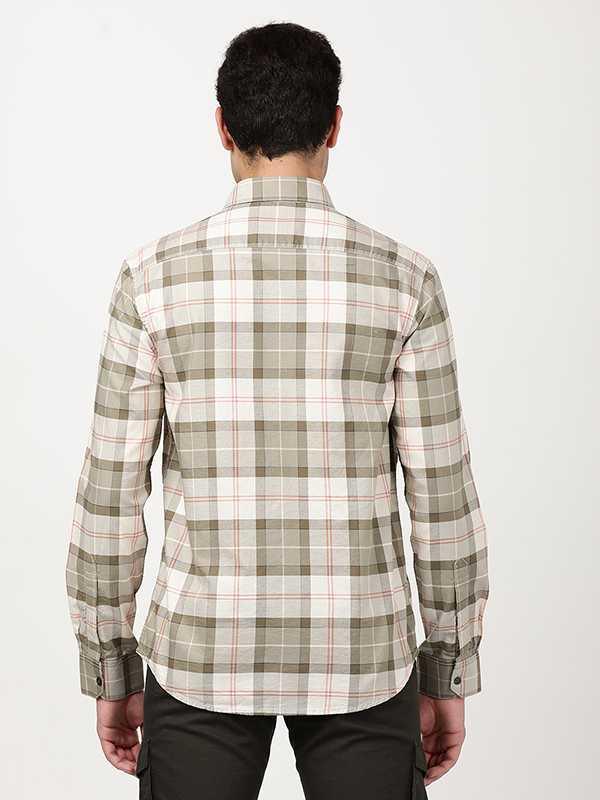 Men's Check Full Sleeves Cotton Shirt - Image 5