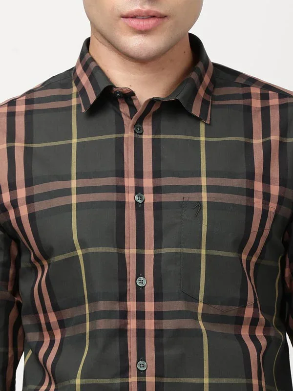 Men's Check Full Sleeves Cotton Shirt - Image 3