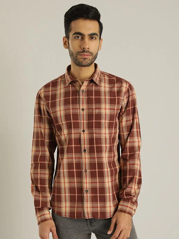 Men's Check Full Sleeves Cotton Shirt - Image 2