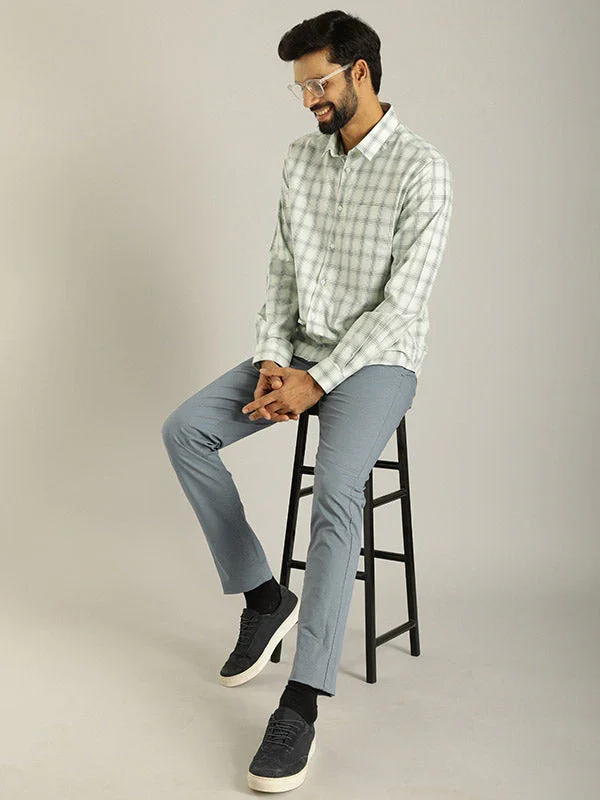 Men's Check Full Sleeves Cotton Shirt - Image 6