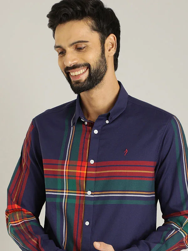 Men's Check Full Sleeves Cotton Shirt