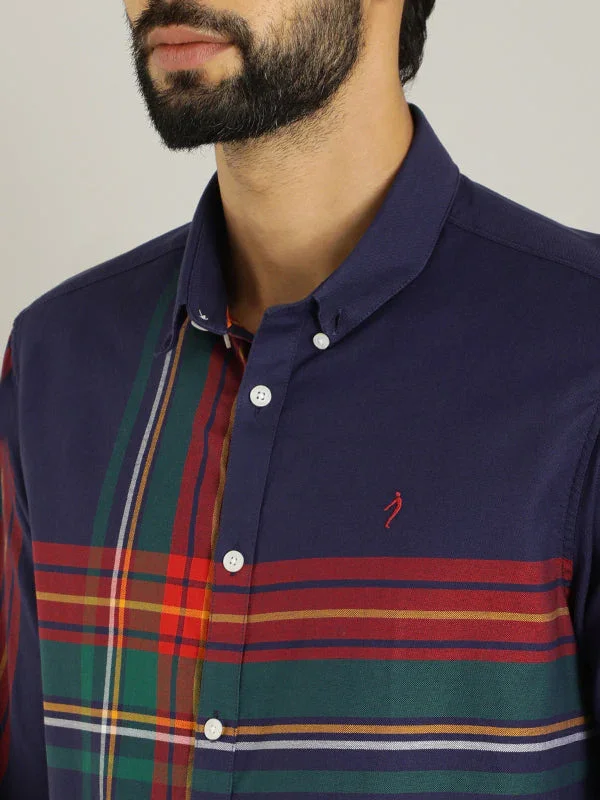 Men's Check Full Sleeves Cotton Shirt - Image 2