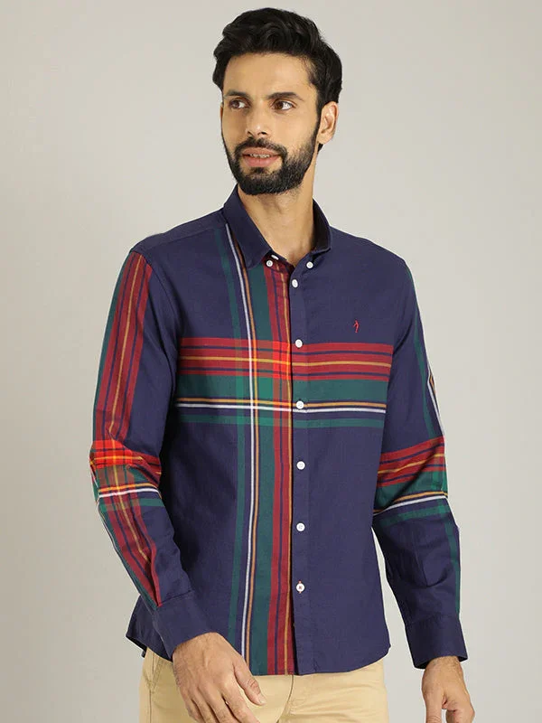 Men's Check Full Sleeves Cotton Shirt - Image 3