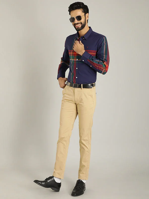 Men's Check Full Sleeves Cotton Shirt - Image 4