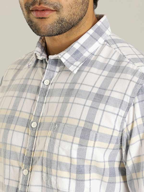 Men's Check Full Sleeves Cotton Shirt - Image 3