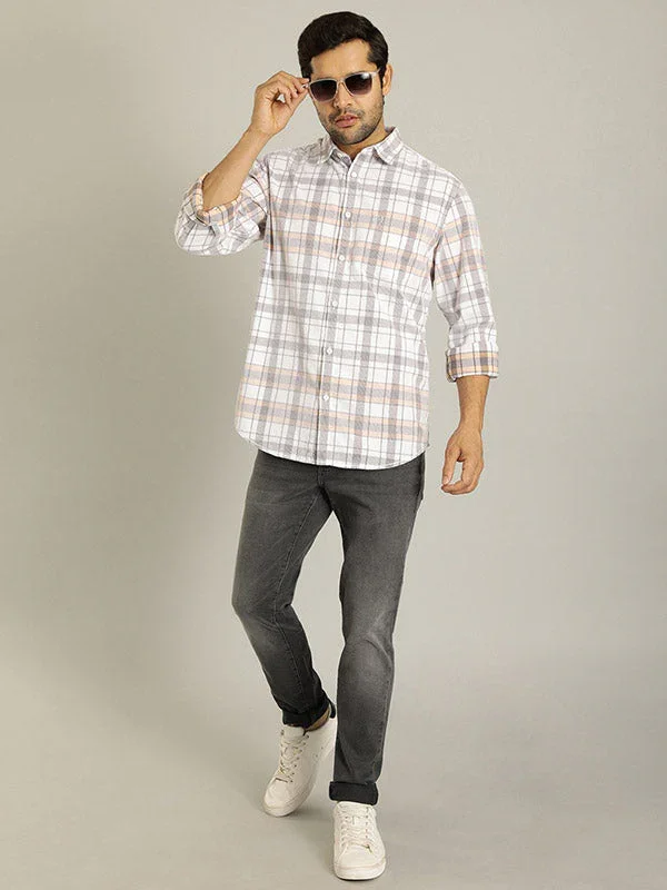 Men's Check Full Sleeves Cotton Shirt - Image 8