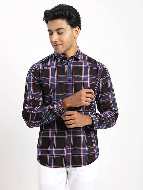 Men's Check Full Sleeves Cotton Shirt