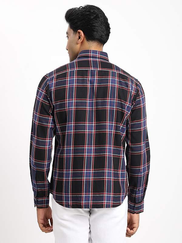 Men's Check Full Sleeves Cotton Shirt - Image 4
