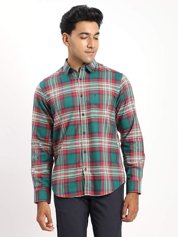 Men's Check Full Sleeves Cotton Shirt