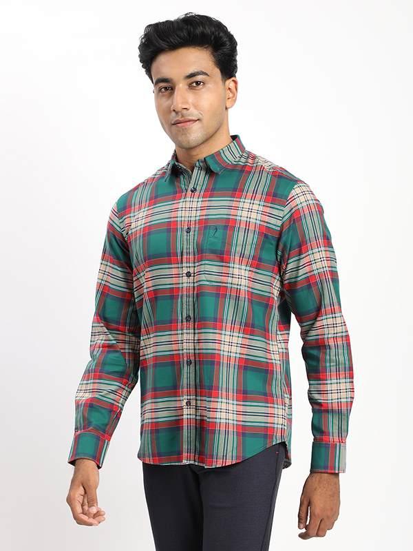 Men's Check Full Sleeves Cotton Shirt - Image 2