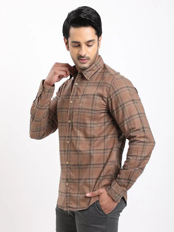Men's Check Full Sleeves Cotton Shirt - Image 2