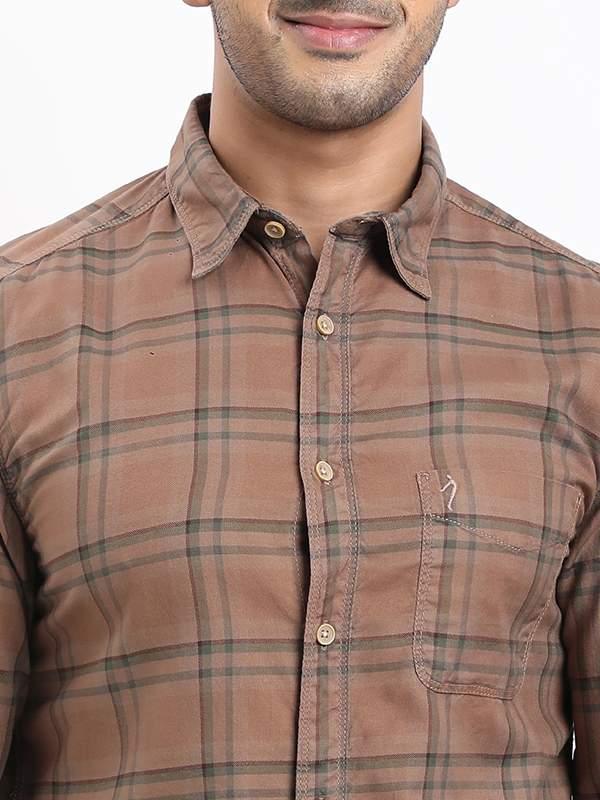 Men's Check Full Sleeves Cotton Shirt - Image 3