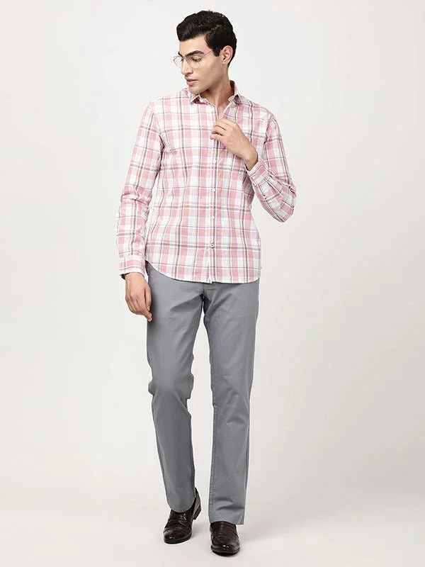 Men's Check Full Sleeves Cotton Shirt - Image 3