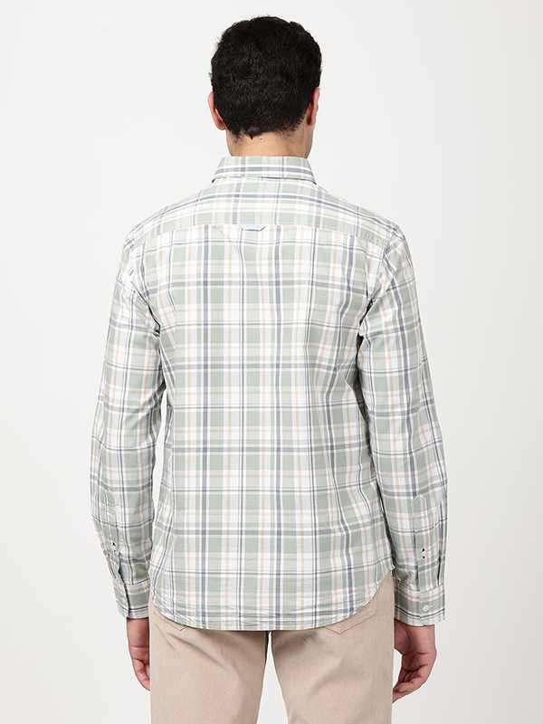 Men's Check Full Sleeves Cotton Shirt - Image 8