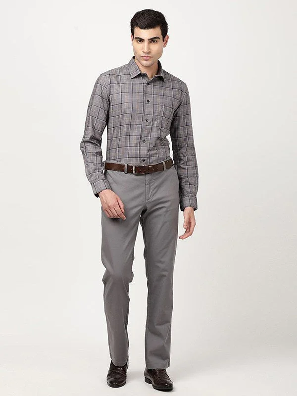 Men's Check Full Sleeves Cotton Shirt - Image 3