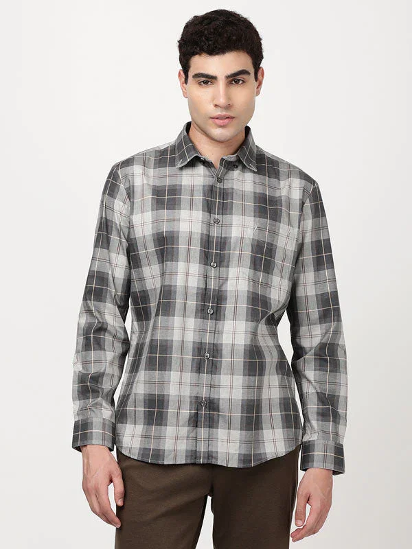 Men's Check Full Sleeves Cotton Shirt
