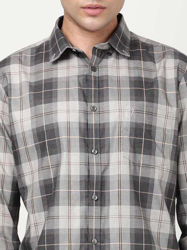 Men's Check Full Sleeves Cotton Shirt - Image 3