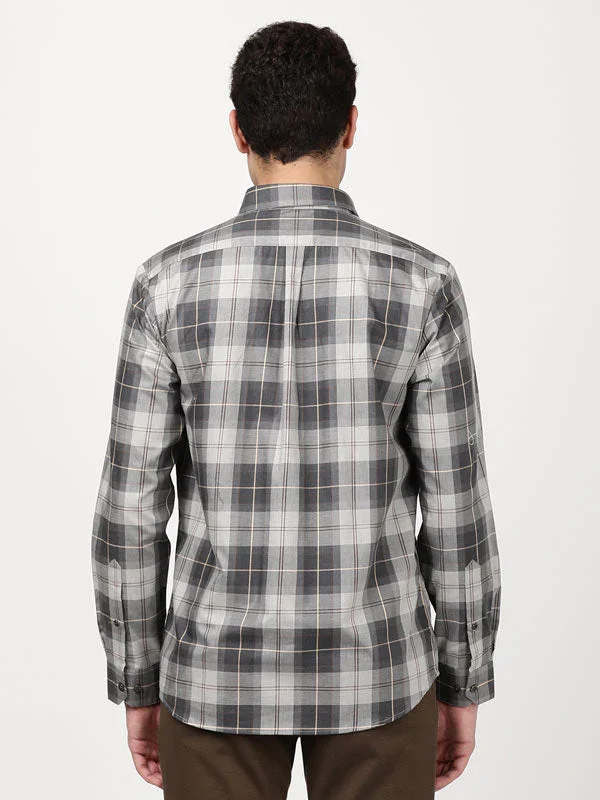 Men's Check Full Sleeves Cotton Shirt - Image 5