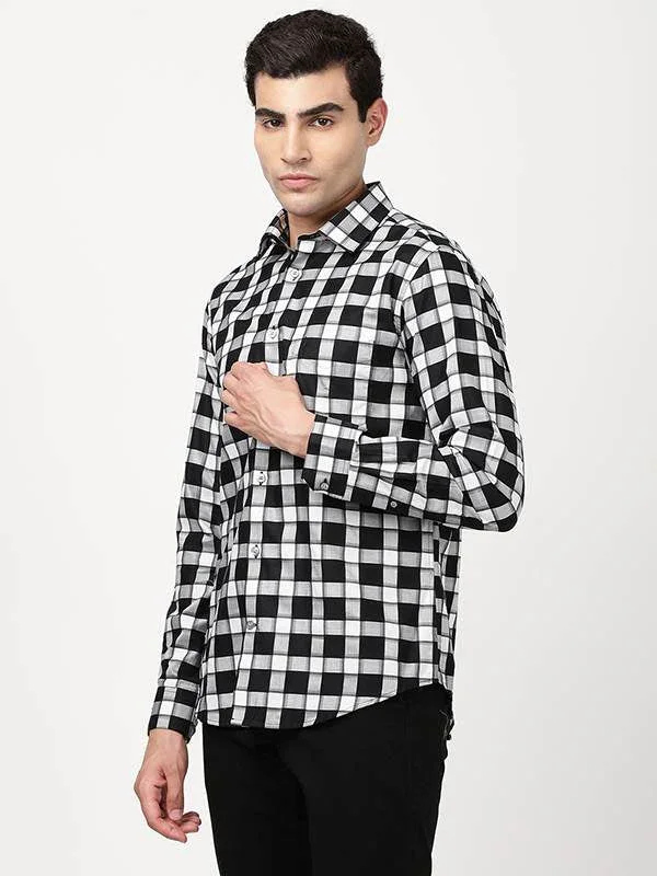 Men's Check Full Sleeves Cotton Shirt - Image 2